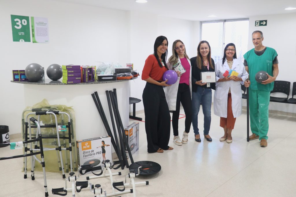 Troco Solidário viabiliza compra de novos equipamentos para reabilitação de pacientes pela fisioterapia hospitalar